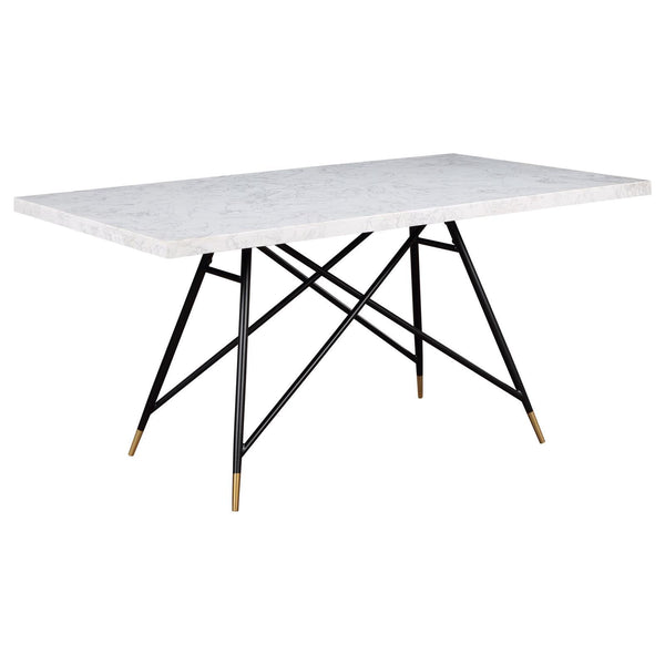 Coaster Furniture Gabrielle Dining Table with Marble Top 190361 IMAGE 1