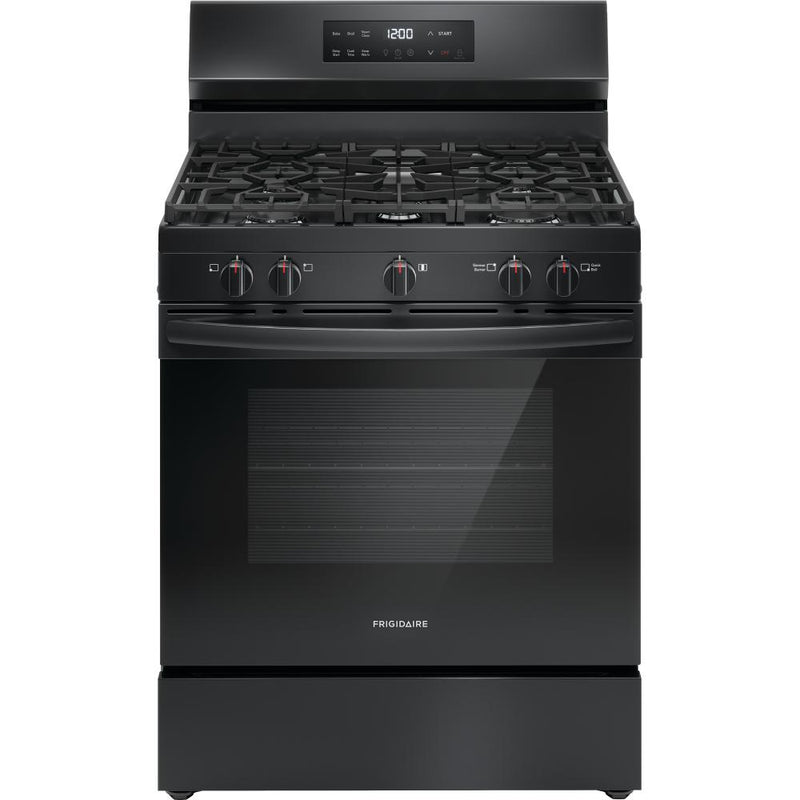 Frigidaire 30-inch Freestanding Gas Range with Even Baking Technology FCRG3062AB IMAGE 1