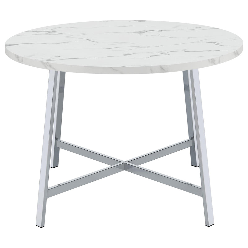 Coaster Furniture Round Alcott Dining Table 120400 IMAGE 2