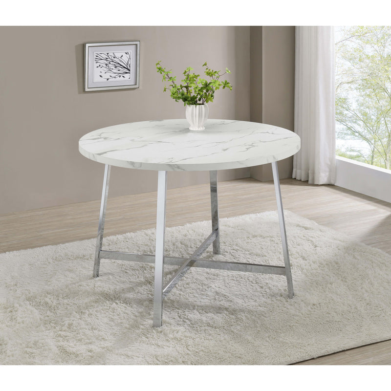 Coaster Furniture Round Alcott Dining Table 120400 IMAGE 5