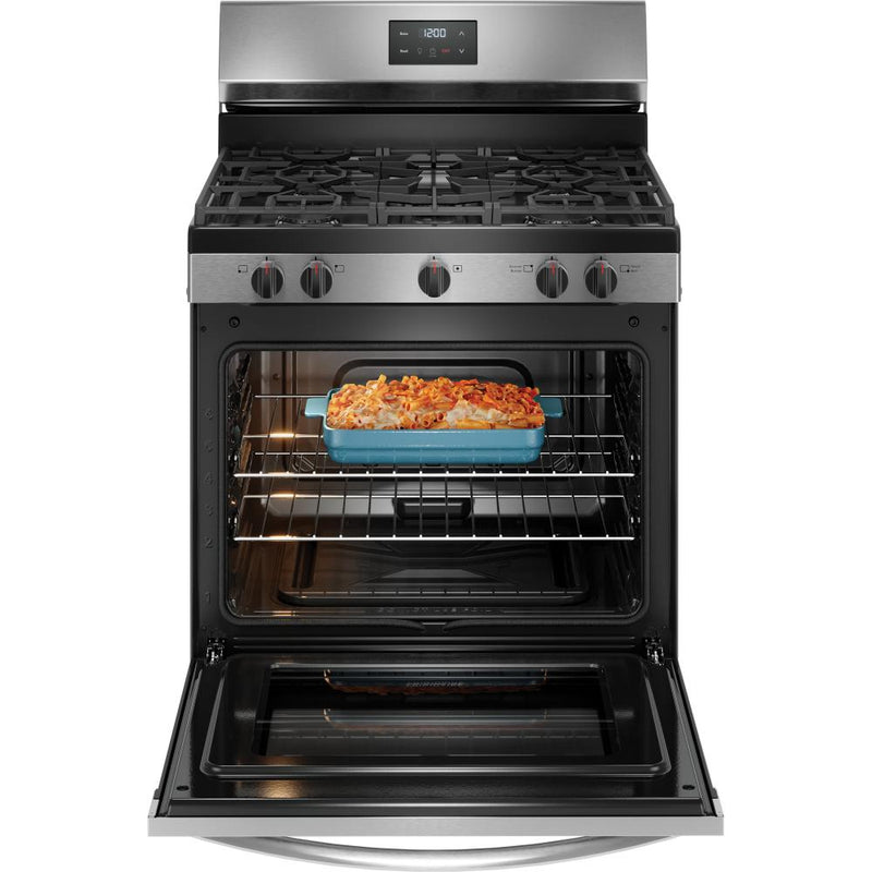 Frigidaire 30-inch Freestanding Gas Range with 5 Burners FCRG3052BS IMAGE 2