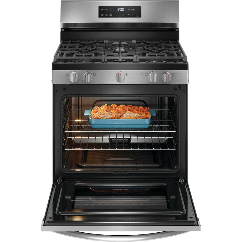 Frigidaire 30-inch Freestanding Gas Range with Even Baking Technology FCRG3062AS IMAGE 2
