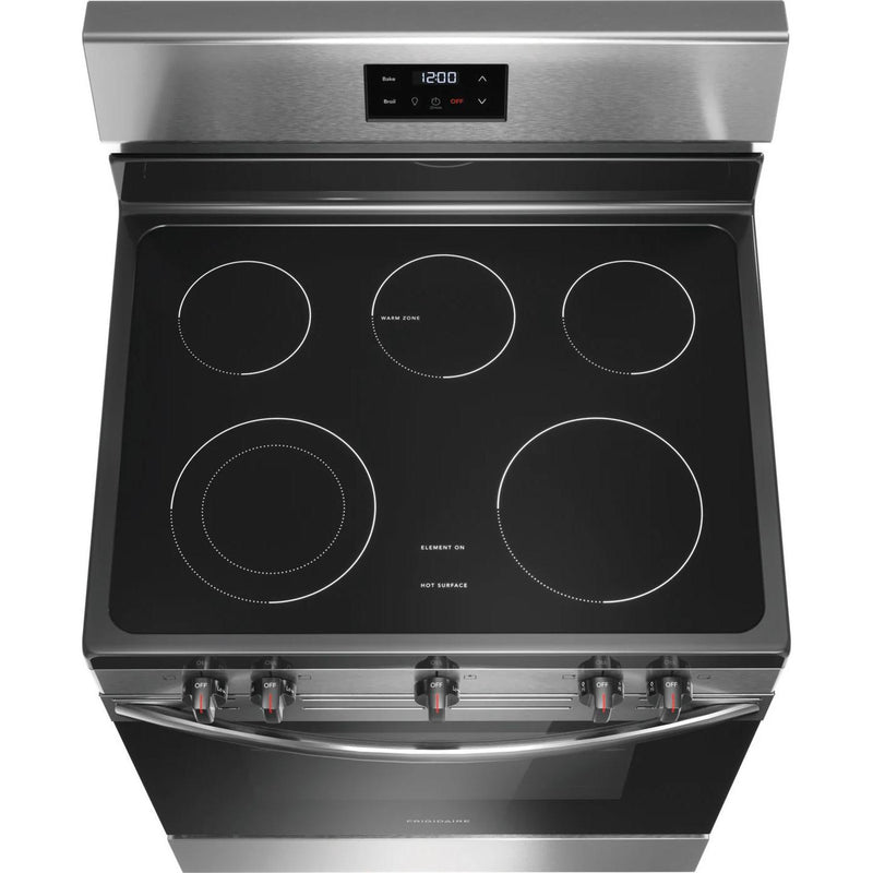 Frigidaire 30-inch Freestanding Electric Range with Even Baking Technology FCRE3052BS IMAGE 3
