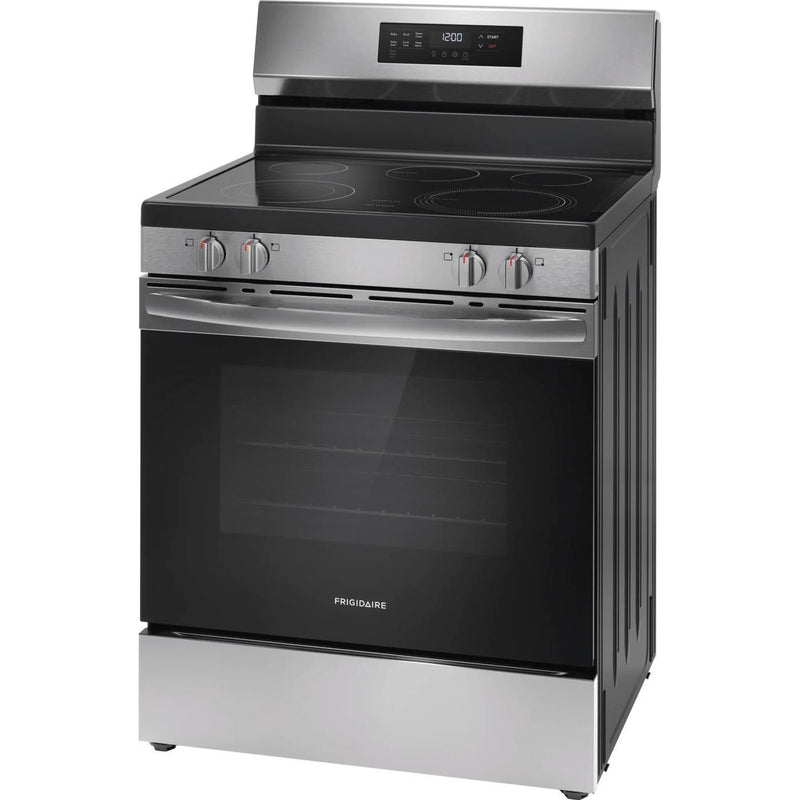Frigidaire 30-inch Freestanding Electric Range with EvenTemp™ FCRE3062AS IMAGE 4
