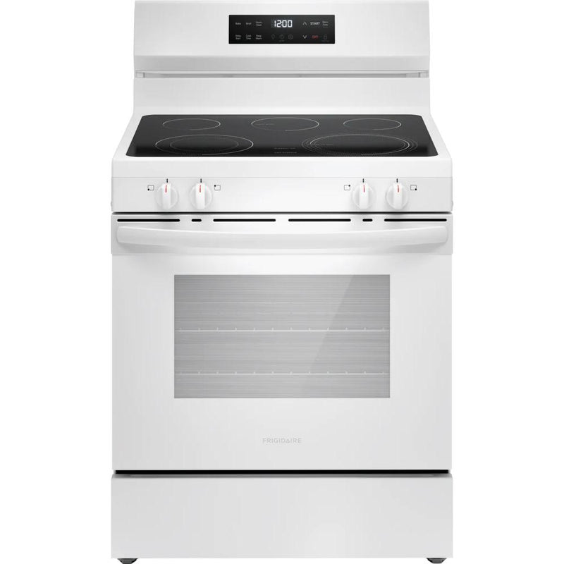Frigidaire 30-inch Freestanding Electric Range with EvenTemp™ FCRE3062AW IMAGE 1