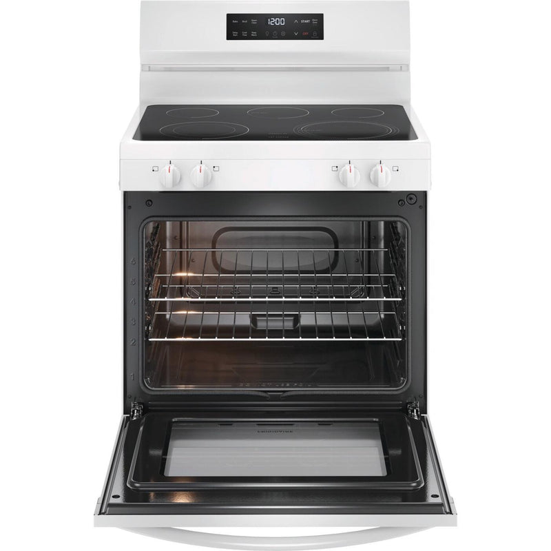 Frigidaire 30-inch Freestanding Electric Range with EvenTemp™ FCRE3062AW IMAGE 2