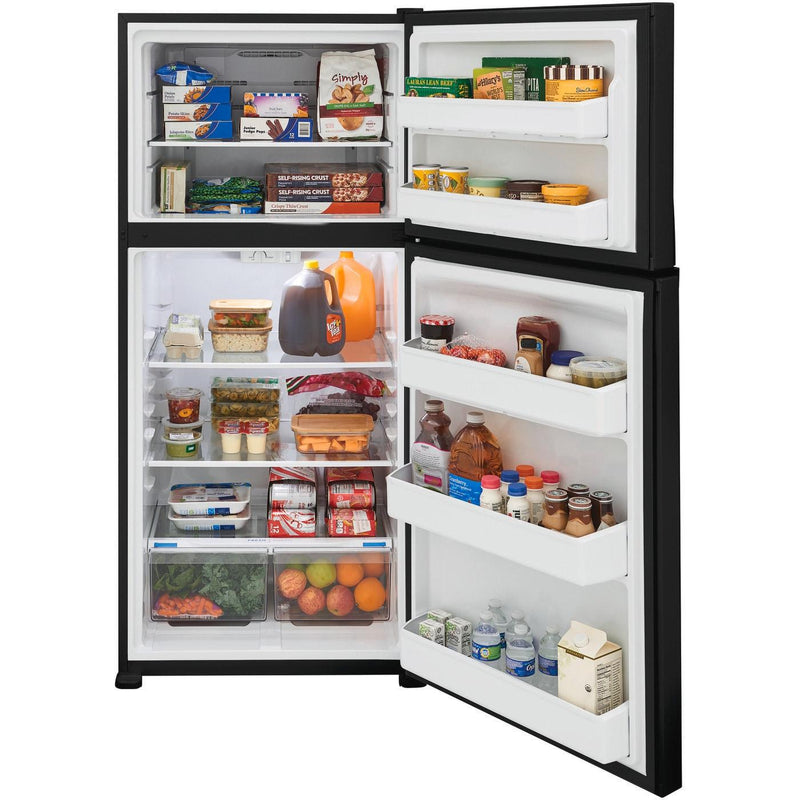 Frigidaire 30-inch, 20.0 cu. ft. Freestanding Top Freezer Refrigerator with EvenTemp™ Cooling System FFHT2022AB IMAGE 2