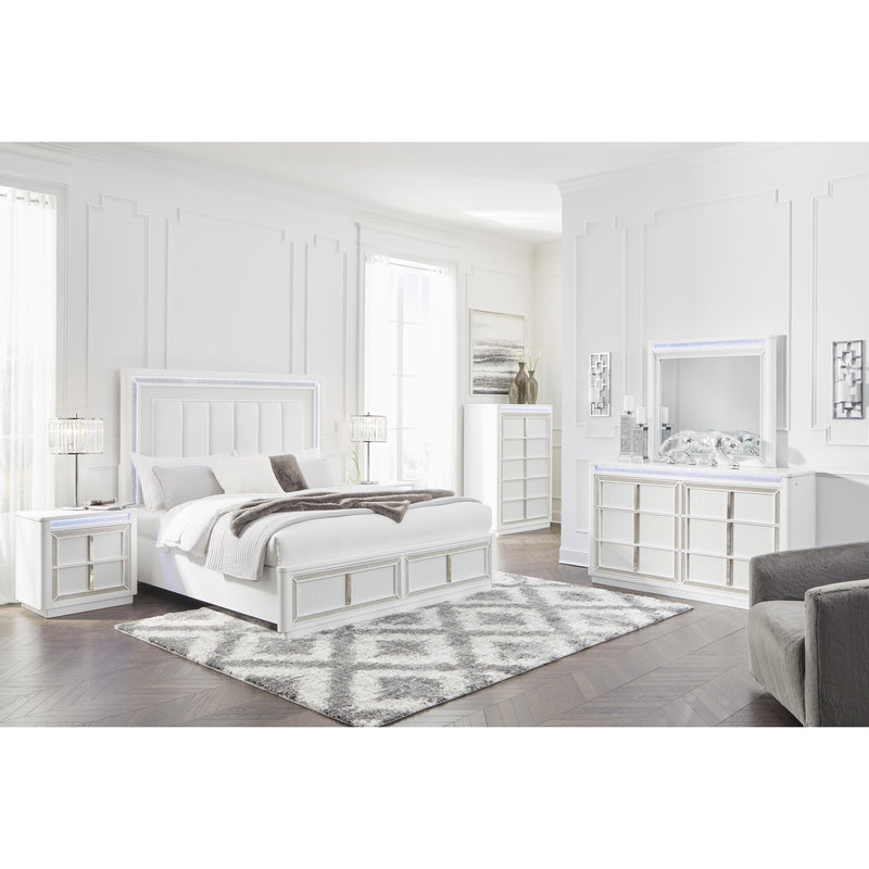 Signature Design by Ashley Chalanna Queen Upholstered Bed with Storage B822-57/B822-54S/B822-97 IMAGE 14