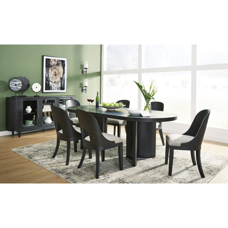 Signature Design by Ashley Oval Rowanbeck Dining Table D821-25 IMAGE 10
