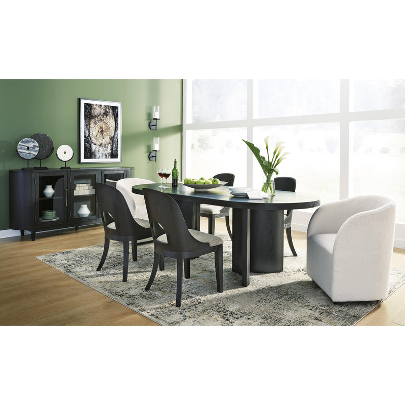 Signature Design by Ashley Oval Rowanbeck Dining Table D821-25 IMAGE 12