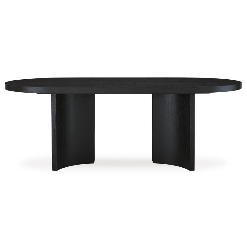 Signature Design by Ashley Oval Rowanbeck Dining Table D821-25 IMAGE 2