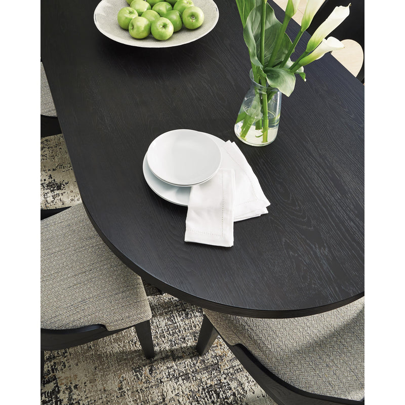 Signature Design by Ashley Oval Rowanbeck Dining Table D821-25 IMAGE 6