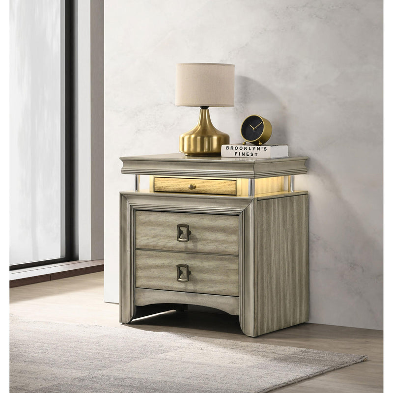 Coaster Furniture Giselle 3-Drawer Nightstand 224392 IMAGE 2