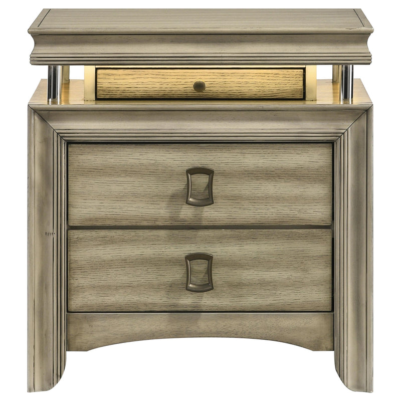 Coaster Furniture Giselle 3-Drawer Nightstand 224392 IMAGE 3