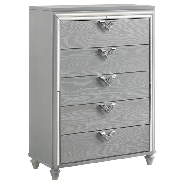 Coaster Furniture Veronica 5-Drawer Chest 224725 IMAGE 1