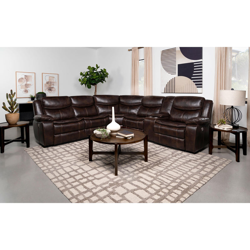 Coaster Furniture Sectionals Power Recline 610190P IMAGE 2