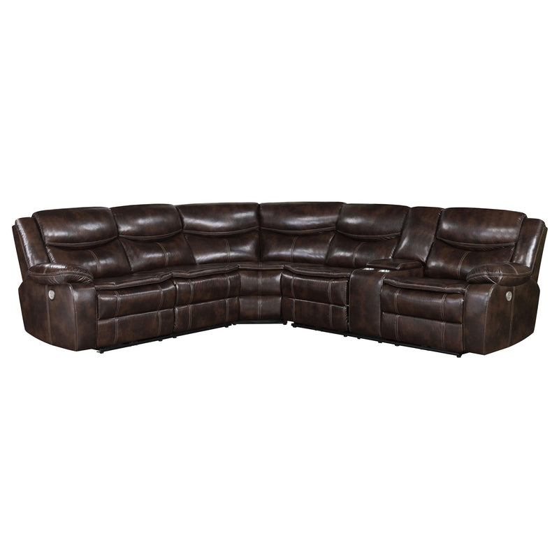 Coaster Furniture Sectionals Power Recline 610200P IMAGE 1