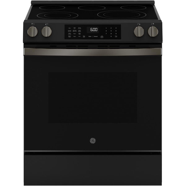 GE 30-inch Slide-in Electric Range with Convection Technology GRS600AVDS IMAGE 1