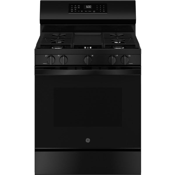 GE 30-inch Freestanding Gas Range with Convection Technology GGF600AVBB IMAGE 1