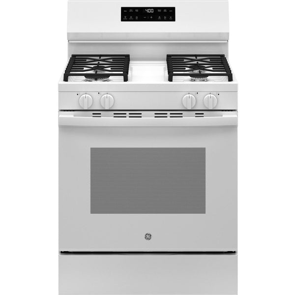 GE 30-inch Freestanding Gas Range with SmartHQ™ GGF400PVWW IMAGE 1