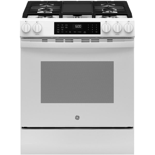 GE 30-inch Slide-in Gas Range with WiFi GGS600AVWW IMAGE 1