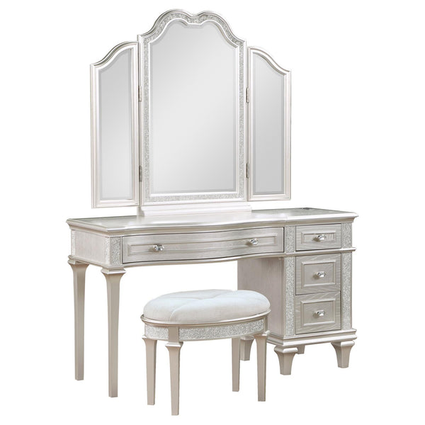 Coaster Furniture Evangeline 4-Drawer Vanity Set 223397-SET IMAGE 1