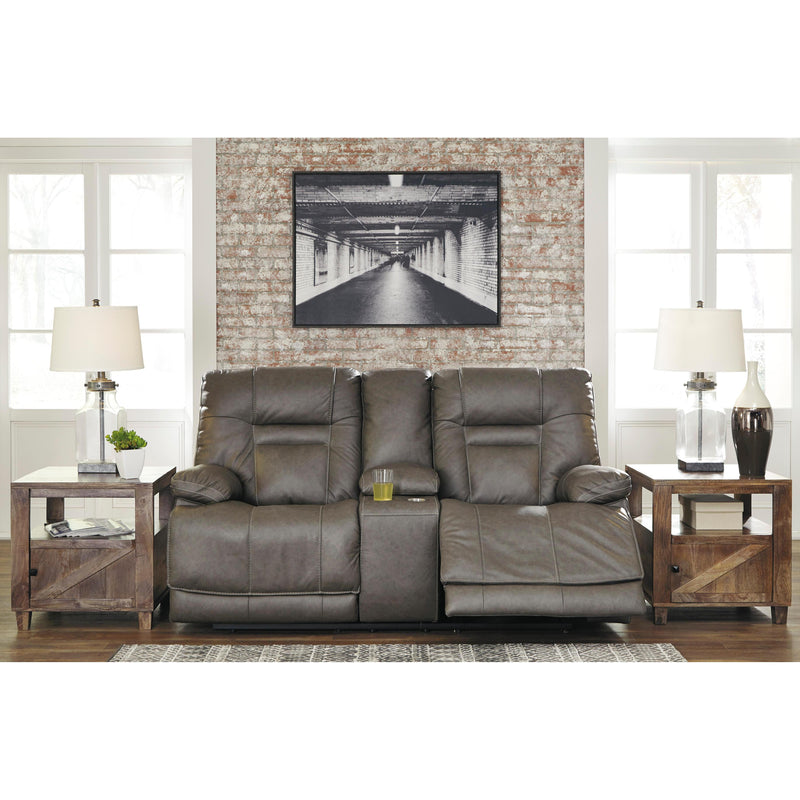 Signature Design by Ashley Wurstrow U54603U1 2 pc Power Reclining Living Room Set IMAGE 4