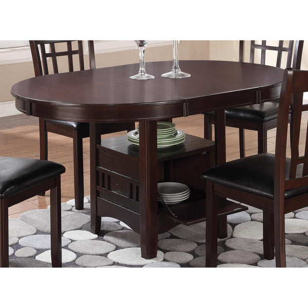 Coaster Furniture Oval Lavon Dining Table with Pedestal Base 102671 IMAGE 1