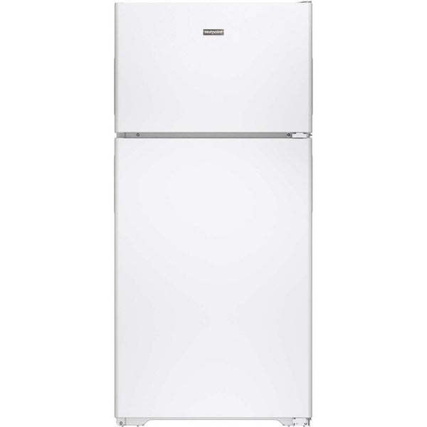 Hotpoint 28-inch, 14.6 cu. ft. Top Freezer Refrigerator HPE15BTHWW IMAGE 1