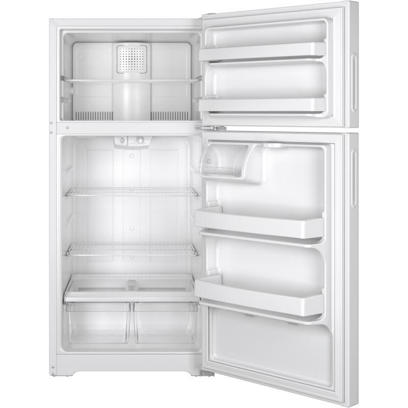 Hotpoint 28-inch, 14.6 cu. ft. Top Freezer Refrigerator HPE15BTHWW IMAGE 3