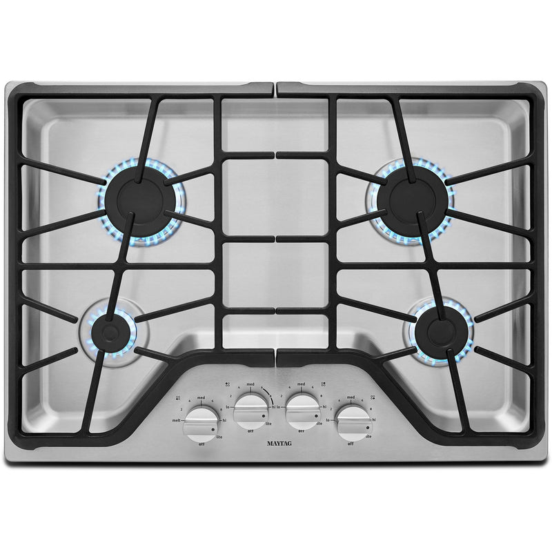 Maytag 30-inch Built-In Gas Cooktop MGC7430DS IMAGE 2
