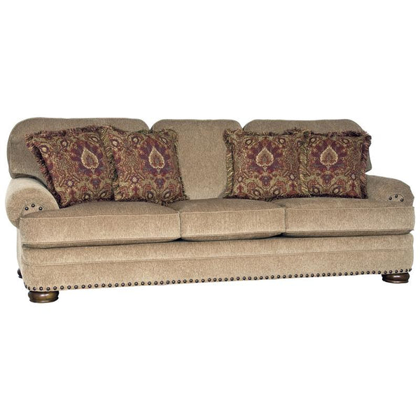 Mayo Furniture Stationary Fabric Sofa 3620F10 Sofa - Muse Oak IMAGE 1