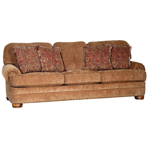 Mayo Furniture Stationary Fabric Sofa 3620F10 Sofa - Impressive Umber IMAGE 1