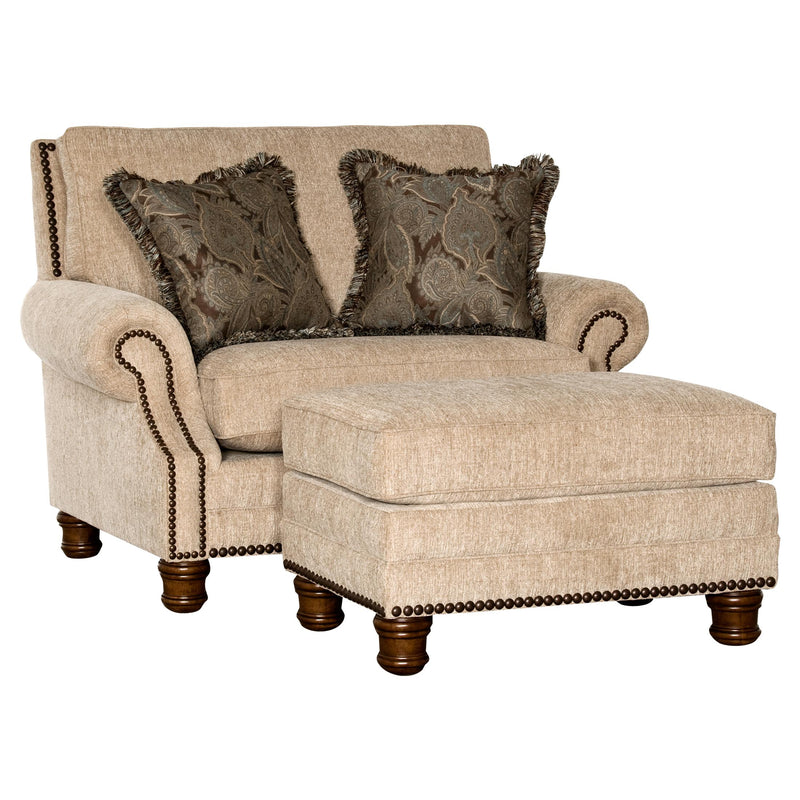 Mayo Furniture Stationary Fabric Chair 5790F40 Chair - Austin Wheat IMAGE 1