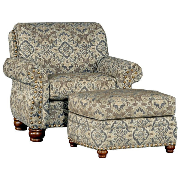Mayo Furniture Stationary Fabric Chair 9780F40 Chair - Mazaro Moss IMAGE 1