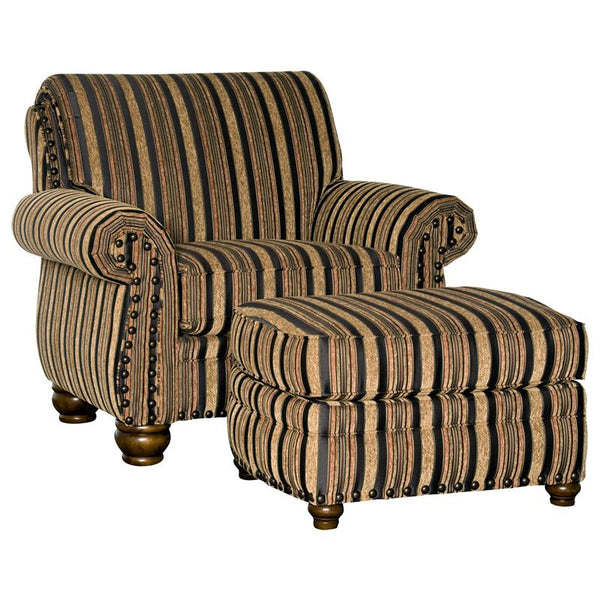 Mayo Furniture Fabric Ottoman 9780F50 Ottoman - Tulen Spice IMAGE 1