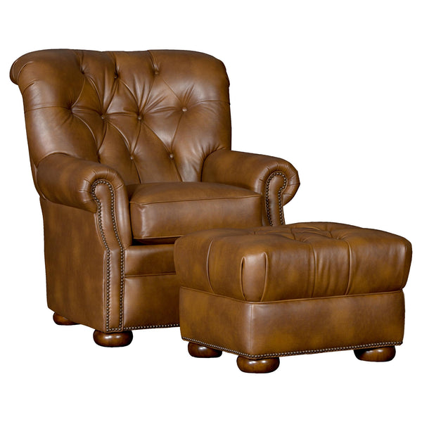 Mayo Furniture Stationary Fabric Chair 2220F40 Chair - Bravo Cognac IMAGE 1