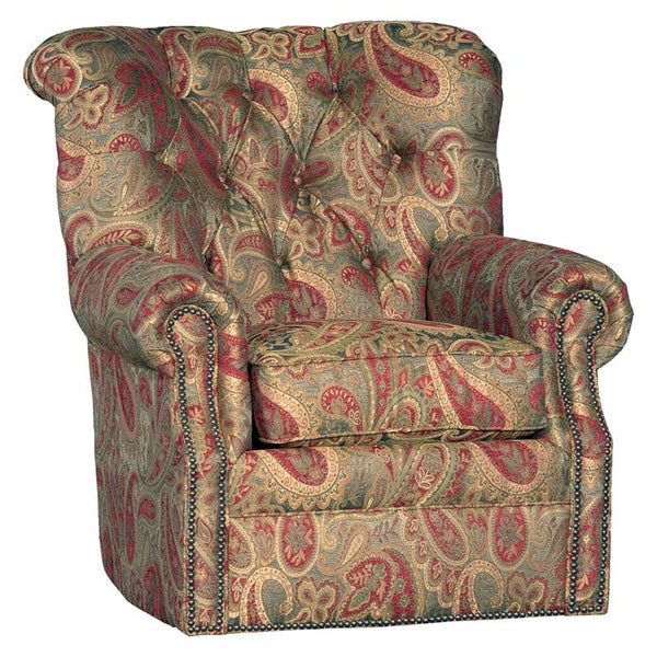 Mayo Furniture Swivel Fabric Chair 2220F42 Swivel - Jaslene Red IMAGE 1