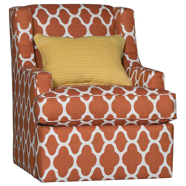 Mayo Furniture Swivel Fabric Chair 2800F42 Swivel - Strathmore Cayenne IMAGE 1