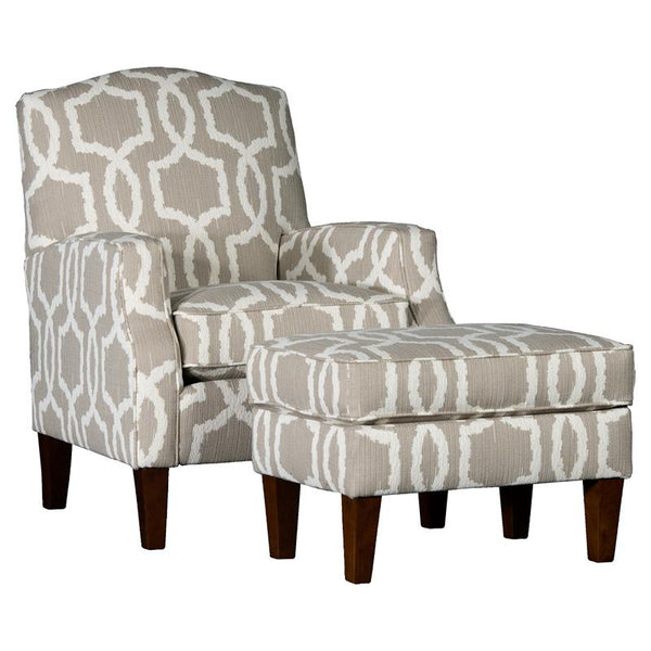 Mayo Furniture Stationary Fabric Chair 3725F40 Chair - Kidada Flax IMAGE 1