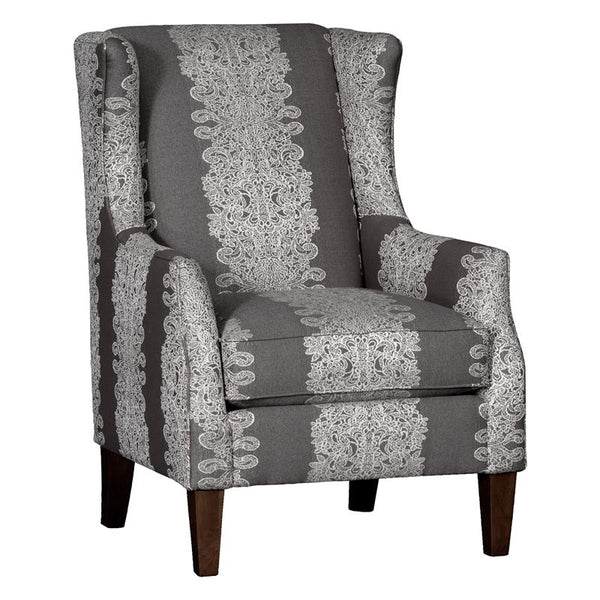 Mayo Furniture Stationary Fabric Chair 8840F40 Chair - Ornate Ash IMAGE 1