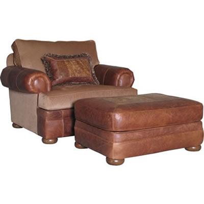 Mayo Furniture Stationary Fabric Chair 7500LFA40 Chair - Englehart Rustone IMAGE 1