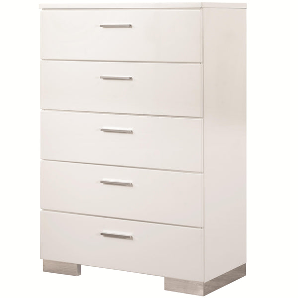 Coaster Furniture Felicity 5-Drawer Chest 203505 IMAGE 1