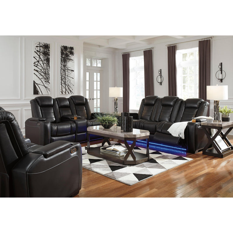 Signature Design by Ashley Party Time 37003 3 pc Power Reclining Living Room Set IMAGE 1