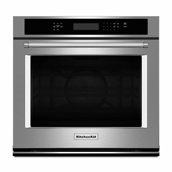 KitchenAid 27-inch, 4.3 cu. ft. Built-in Single Wall Oven with Convection KOSE507ESS IMAGE 1