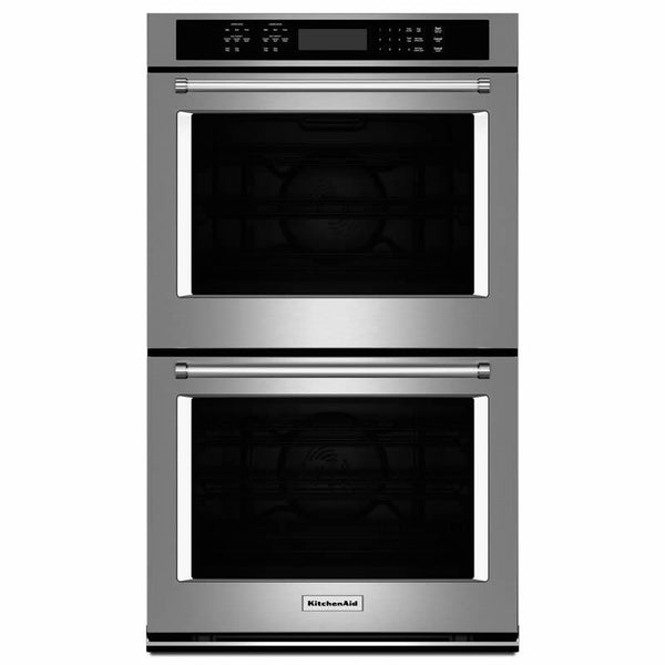 KitchenAid 27-inch, 8.6 cu. ft. Built-in Double Wall Oven with Convection KODE507ESS IMAGE 1