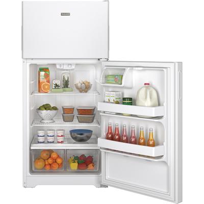 Hotpoint 28-inch, 14.6 cu. ft. Top Freezer Refrigerator HPS15BTHRWW IMAGE 3