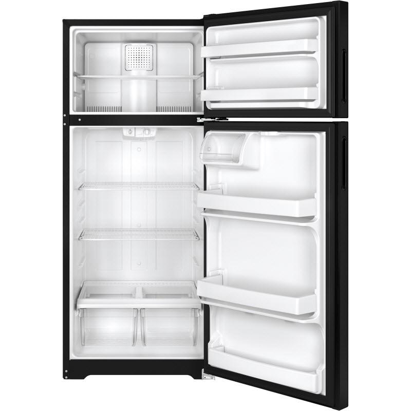 Hotpoint 28-inch, 17.6 cu. ft. Top Freezer Refrigerator HPS18BTHBB IMAGE 3