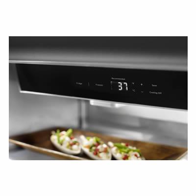 KitchenAid 36-inch, 20.9 cu.ft. Built-in Bottom Freezer Refrigerator with Internal Ice Maker KBBR306ESS IMAGE 5