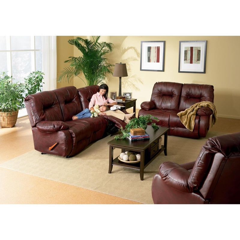 Best Home Furnishings Brinley Reclining Leather Loveseat L700CA4 73208L IMAGE 4